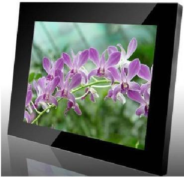 15寸高清数码相框木框柜台广告机 精致展示，智慧营销